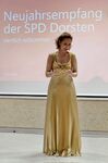 Die Sopranistin Katja Bertz, eröffnet den Neujahrsempfang der Dorstener SPD. Foto Petra Katar